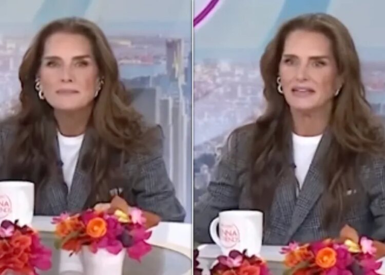 Brooke Shields Suffers Hilarious Chair Mishap Live On Air