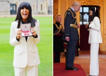 u200bClaudia Winkleman and King Charles