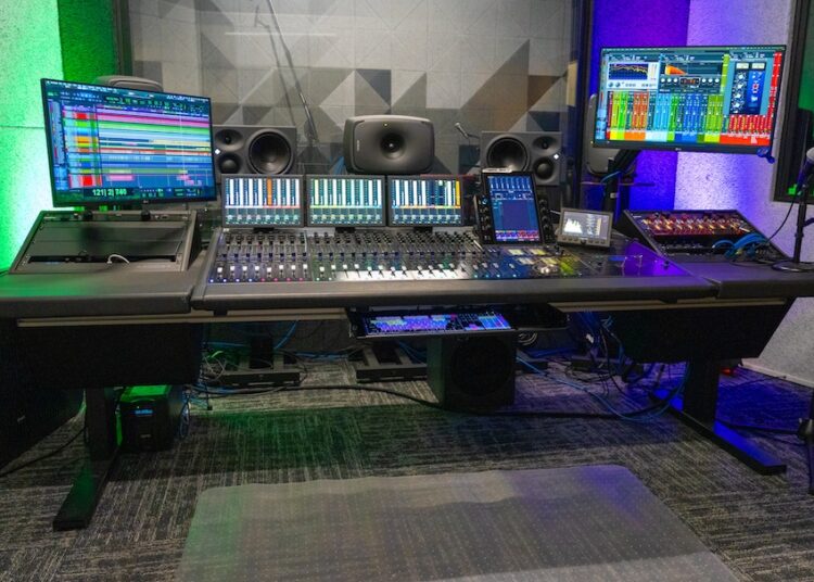 College of the Canyons' new Music Lab Studio centers around an Avid S6 M40 24-fader console with a variety of modules.