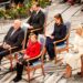 Image may contain Harald V of Norway Queen Sonja of Norway Haakon Crown Prince of Norway Person Adult and Clothing