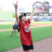Danae Hays is seen on the field during the Folds of Honor Tennessee Rock 'N Jock Celebrity Softball Game at First Horizon Park on June 2, 2025, in Nashville, Tennessee.