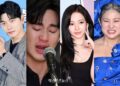 From left, actor Lee Yi-kyung, actor Kim Soo-hyun, aespa's Karina and comedian Park Na-rae / Xportsnews