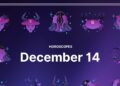 Daily Horoscope for Sunday, December 14