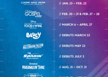Disneyland Resort, Disneyland events, Disneyland festival, disneyland 2026 calendar