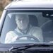 Andrew Mountbatten-Windsor was seen with a solemn expression on his face as he drove his Land Rover defender out of Royal Lodge today