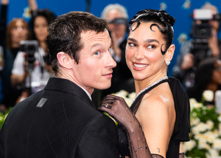 Dua Lipa and Callum Turner at the 2025 Met Gala.