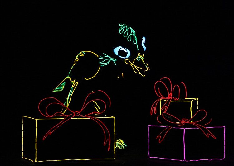 Max, a young bird blown off course on his journey south for the winter, lands at the North Pole in “A Very Electric Christmas.”
(Special to the Democrat-Gazette)