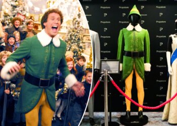 'Elf' costume worn by Will Ferrell sold for over $319,000 at auction in England