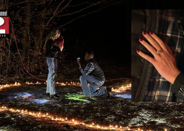 Engagement Shines at Clinton's 'Lights Around the Park' Event | Entertainment