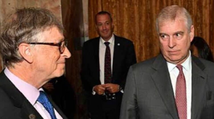 Former Prince Andrew was seen talking to Bill Gates in one of the Epstein photos released by Democrats on the House Oversight Committee.House Oversight Committee