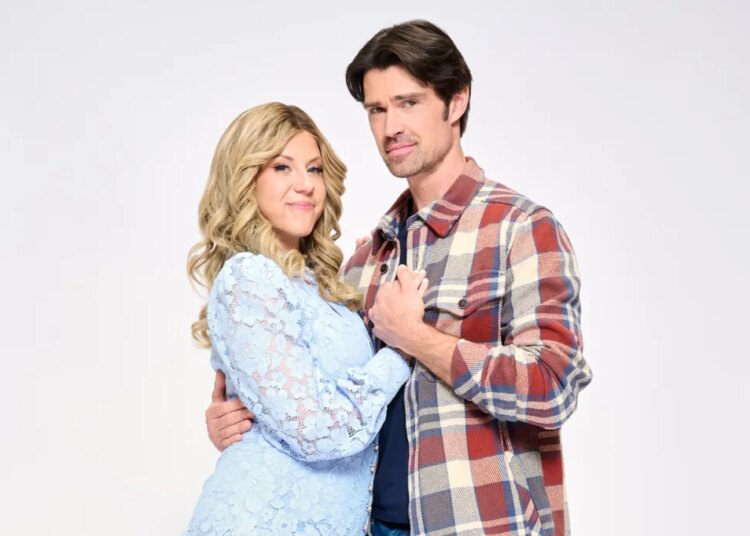 Jodie Sweetin and Corey Sevier, stars of "The Heiress and the Handyman."
