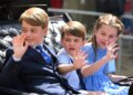 Prince George, Princess Charlotte and Prince Louis