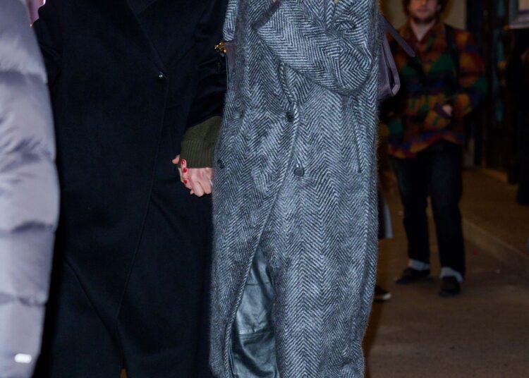 Gigi Hadid and Bradley Cooper took cues from Harry Styles and Zo&euml; Kravitz's couples style in coordinating, but not matching winter coats