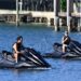 Gisele and Joaquim were spotted riding some jet skis over the weekend