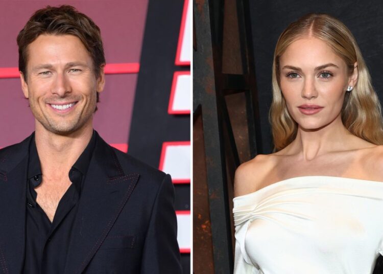 Glen Powell and Michelle Randolph Match in White During Rare Outing