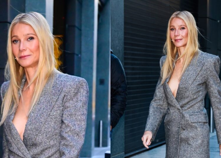 Gwyneth Paltrow Suits Up in Valentino for ‘Good Morning America'