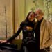 Michelle and Barack Obama on Christmas
