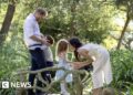Harry and Meghan embrace children Archie and Lilibet in Christmas photo
