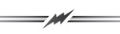 Lightning bolt page divider