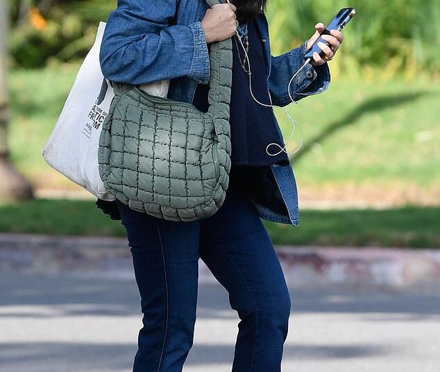 A Hollywood actress who has worked in the industry for around four decades was spotted enjoying a rare outing in Los Angeles earlier this week - can you guess who it is?