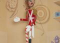 The tin soldier, a marionette puppet made by Nicolas Coppola and the main character in "The Steadfast Tin Soldier" show at Puppetworks.