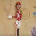 The tin soldier, a marionette puppet made by Nicolas Coppola and the main character in "The Steadfast Tin Soldier" show at Puppetworks.