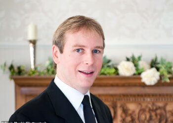 When one of King Charles's former butlers arrived for work with a bright orange tan, Grant Harrold (pictured) was immediately pulled up by His Majesty