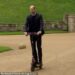 Prince William , 43, revealed  in October that his preferred mode of transport for moving through the royal grounds at Windsor is an electric scooter