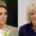 A giant tiara has 'sparked a furious new feud' between Queen Camilla and Princess Kate Middleton.MEGA