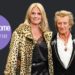 Rod Stewart and Penny Lancaster smile, beside a woman&amp;home quiz of the day badge