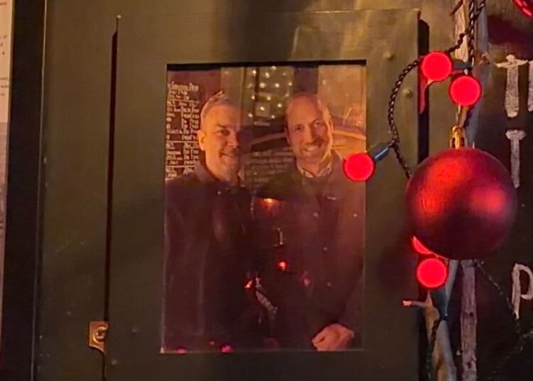 Prince William at The Two Brewers