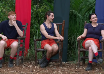 angry ginge, shona, tom on i'm a celebrity 2025 final