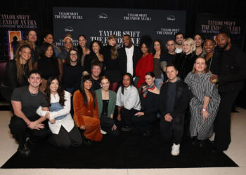 Taylor Swift at The End of an Era screening
