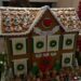 gingerbread house decorated for christmas