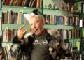 Actor Sir Ian McKellen playng Toto the Dog in a video clip for the Wicked Witches pantomime.