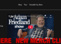 website page for The Adam Friedland show