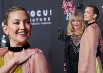 Kate Hudson Styles Valentino for 'Song Sung Blue' NYC Premiere