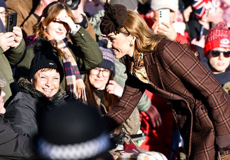 Kate Middleton takes center stage at royal Christmas walk as Andrew is frozen out