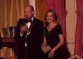 Prince William and herself could be spotted getting into the performance and belting out the national anthem to kick start the performances