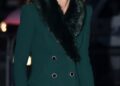 The Princess of Wales has gifted a 'majestic' Christmas tree from her annual carol service to the Royal Marsden Hospital - where the Princess received cancer treatment (pictured at the carol service earlier this month at Westminster Abbey)