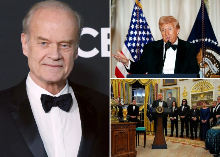 Kelsey Grammer calls Trump 'one of the greatest presidents we've ever had'