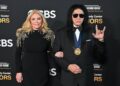 Gene Simmons of KISS and his wife Shannon Tweed. Photo: AFP