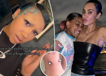 Kim Kardashian's daughter North, 12, fires back at critics over controversial piercing