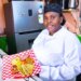 Tanisha Higgins serves up potato scones on a Scottish breakfast at her cafe in Kingston, Jamaica