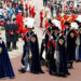 The Princess Royal, the then-Duke of York, the then-Earl of Wessex, Spain’s King Felipe and Dutch King Willem-Alexander during the annual Order of the Garter Service in 2019