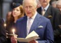 King Charles at an Advent service at Westminster Abbey