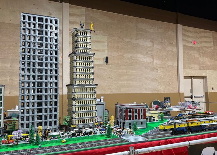 One of several Lego creations on display at the Brick Convention Nov. 10, 2024, in Louisville. (Spectrum News 1/Tyler O'Neill)