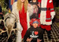Mariah Carey/Instagram  Mariah Carey shares photo with Santa Claus and twins Moroccan and Monroe
