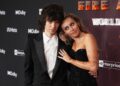 Miley Cyrus arrives with Maxx Morando at the premiere of "Avatar: Fire and Ash" on Monday  at Dolby Theatre in Los Angeles.