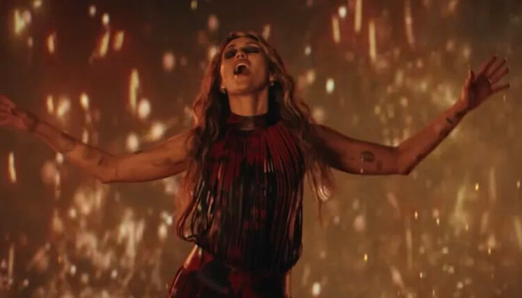 YouTube/Vevo Miley Cyrus in 'Dream As One.'